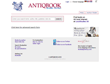 Tablet Screenshot of antiqbook.com